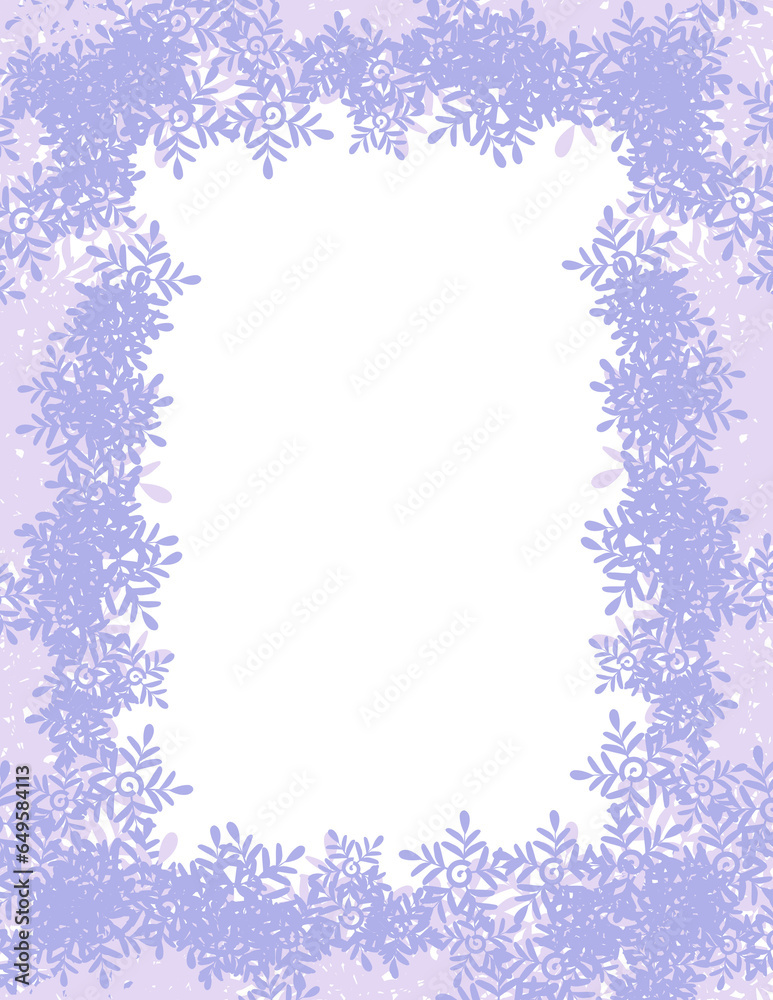 Rectangle Winter Frame Border