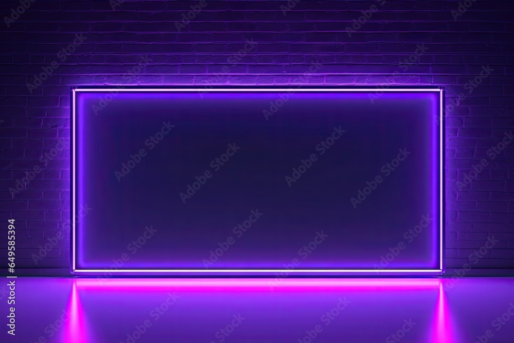 Neon frame. Futuristic glowing wonderland. Eclectic elegance. Illuminating futuristic space. Vibrant dive into modern design Neon frame. Futuristic glowing wonderland. Eclectic elegance. Illuminating futuristic space. Vibrant dive into modern design