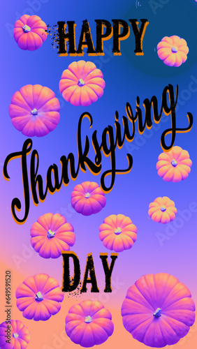 pumpkin set - happy thanksgiving day, autumn - great for website, email, greeting card, presentation, postcard, book, t-shirt, sweatshirt, sticker, book, gift wrap, printables, banner

