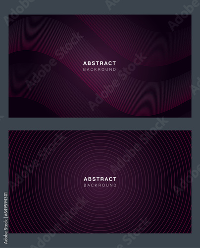 Futuristic and Dynamic Abstract Corporate Background, Corporate Template. Wave Lines Vector