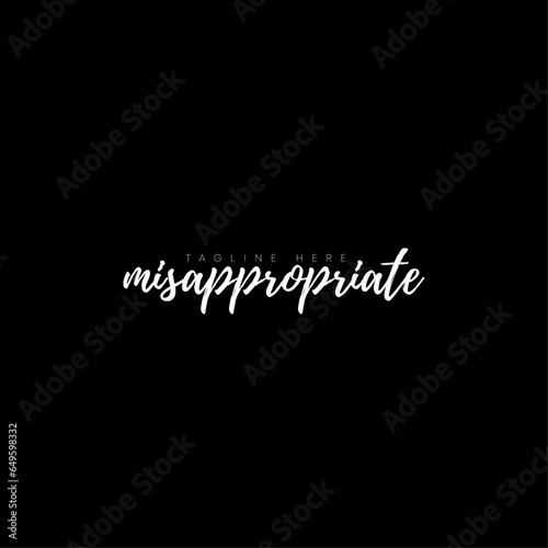 Only one single word. Printable graphic tee. Design doodle for print. Vector illustration. Colorful. Hand drawn calligraphy style. Black and white