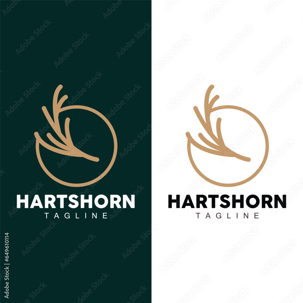 Deer Horn Logo Design Horn Animal Illustration Minimalist Simple Symbol Icon Deer Horn Logo Design Horn Animal Illustration Minimalist Simple Symbol Icon