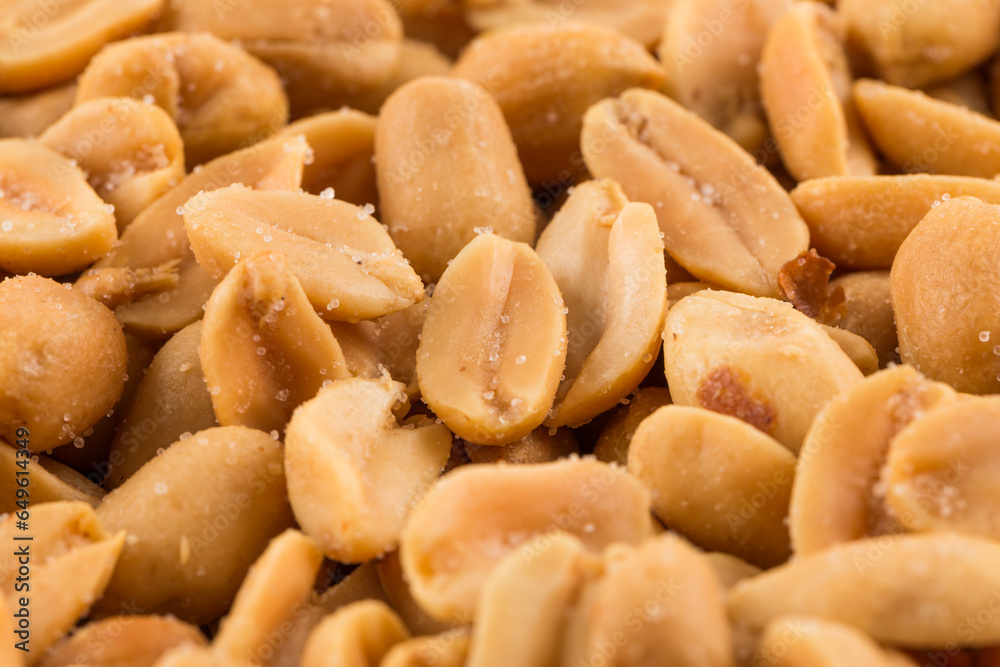 large amount of peeled salted peanuts large amount of peeled salted peanuts