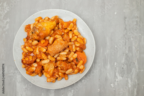 Typical portuguese dish Tripas a moda do porto