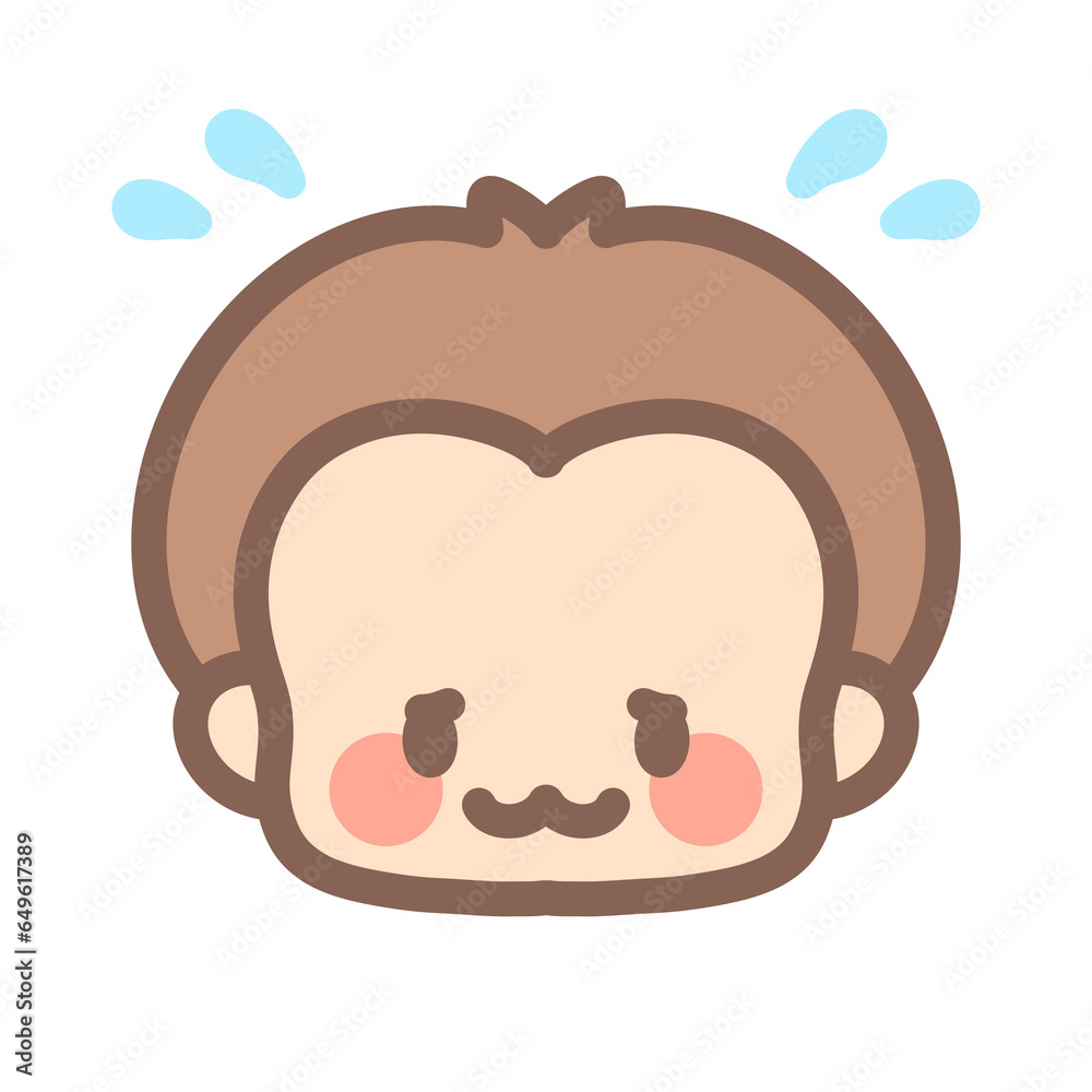 シンプルな猿困る⭐︎PNG シンプルな猿困る⭐︎PNG