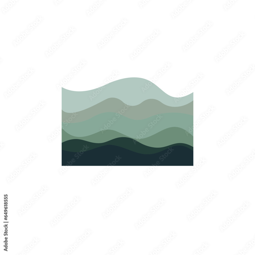 Ocean Wave element Template Vector, Ocean simple and modern logo design Ocean Wave element Template Vector, Ocean simple and modern logo design