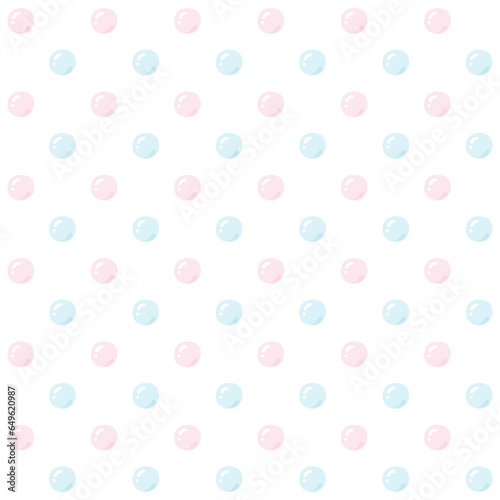 Bubble Tea Seamless Pattern, Boba Milk Tea Background, Pastel pink and blue Color