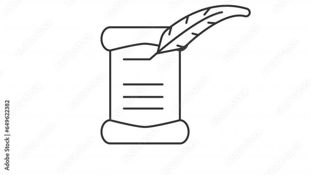 Paper documents animated icons. Administrative work line animation library. Business contract. Legal agreement. Black illustrations on white background. HD video with alpha channel. Motion graphic Paper documents animated icons. Administrative work line animation library. Business contract. Legal agreement. Black illustrations on white background. HD video with alpha channel. Motion graphic