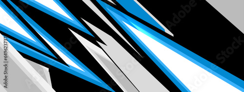 stylish blue, grey, black and white sports design