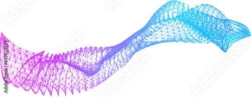 Network lines. Net wave information flow. Scientific paradigm solutions future. Forward vision progress. Big data cells deep development analysis. foresight conference background banner.