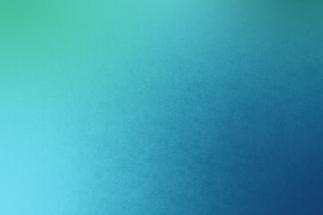 Natural classic blue sky three tone color gradation with clean green mint shade on environmental friendly blank cardboard box paper texture background with space minimal design