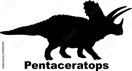 Pentaceratops Dinosaur silhouette dinosaur monogram dinosaur species dinosaur breed types of dinosaurs, types of dinosaurs, dinosaur monogram, dinosaur breed © Pony 3000