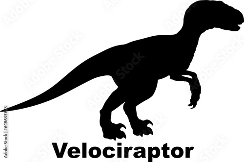 Velociraptor Dinosaur silhouette dinosaur monogram dinosaur species dinosaur breed types of dinosaurs, types of dinosaurs, dinosaur monogram, dinosaur breed © Pony 3000