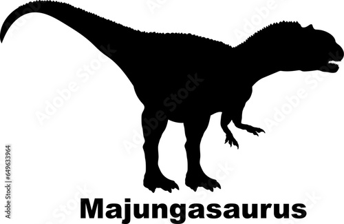 Majungasaurus Dinosaur silhouette dinosaur monogram dinosaur species dinosaur breed types of dinosaurs  types of dinosaurs  dinosaur monogram  dinosaur breed
