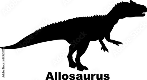 Allosaurus Dinosaur silhouette dinosaur monogram dinosaur species dinosaur breed types of dinosaurs, types of dinosaurs, dinosaur monogram, dinosaur breed