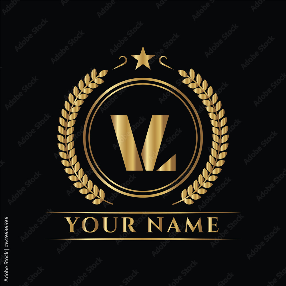 Fototapeta premium vl of elegant black and gold design elements - buttons, badges, labels. Vector illustration eps10