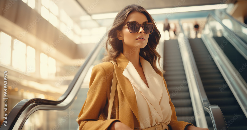 Woman in shopping. Beautiful woman with shopping bags enjoying in shopping. Consumerism, shopping, lifestyle concept Woman in shopping. Beautiful woman with shopping bags enjoying in shopping. Consumerism, shopping, lifestyle concept