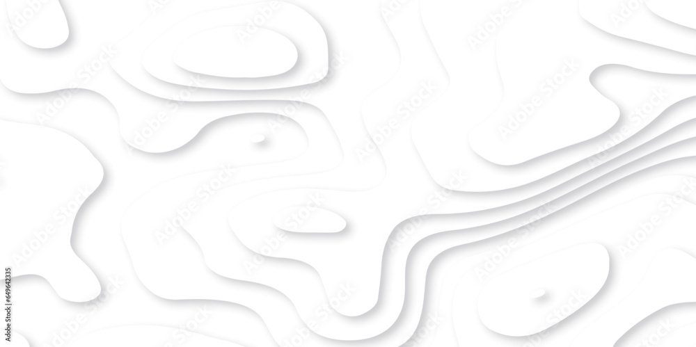 Abstract white paper cut background with lines. Background of the ...