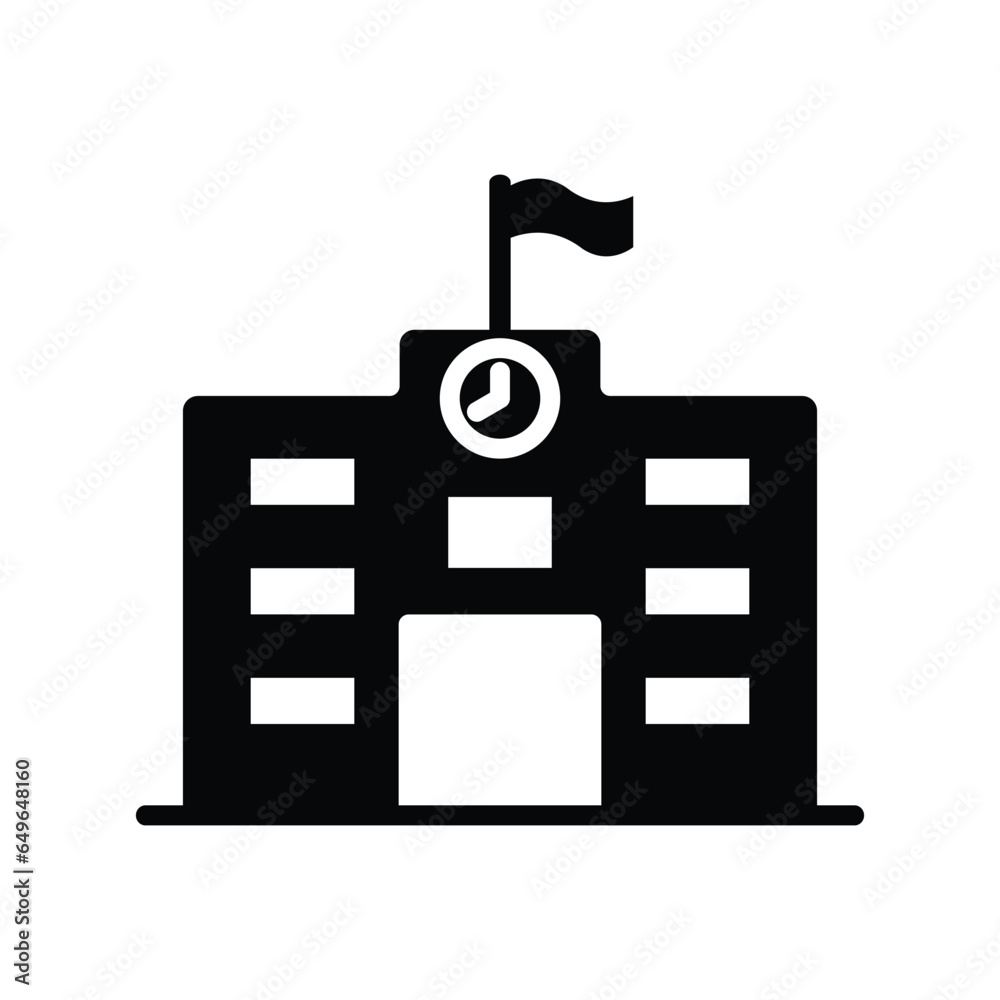 school icon design, illustration design school icon design, illustration design