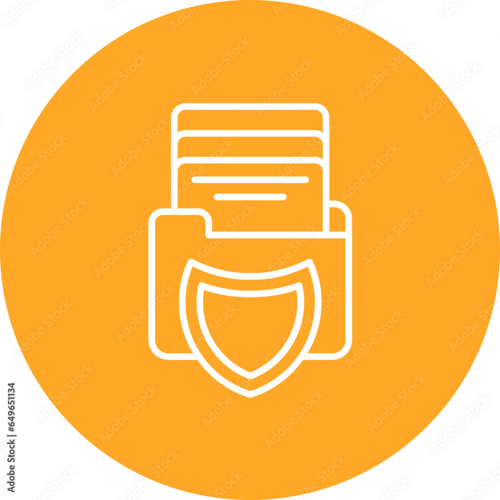 Document Security Icon Document Security Icon