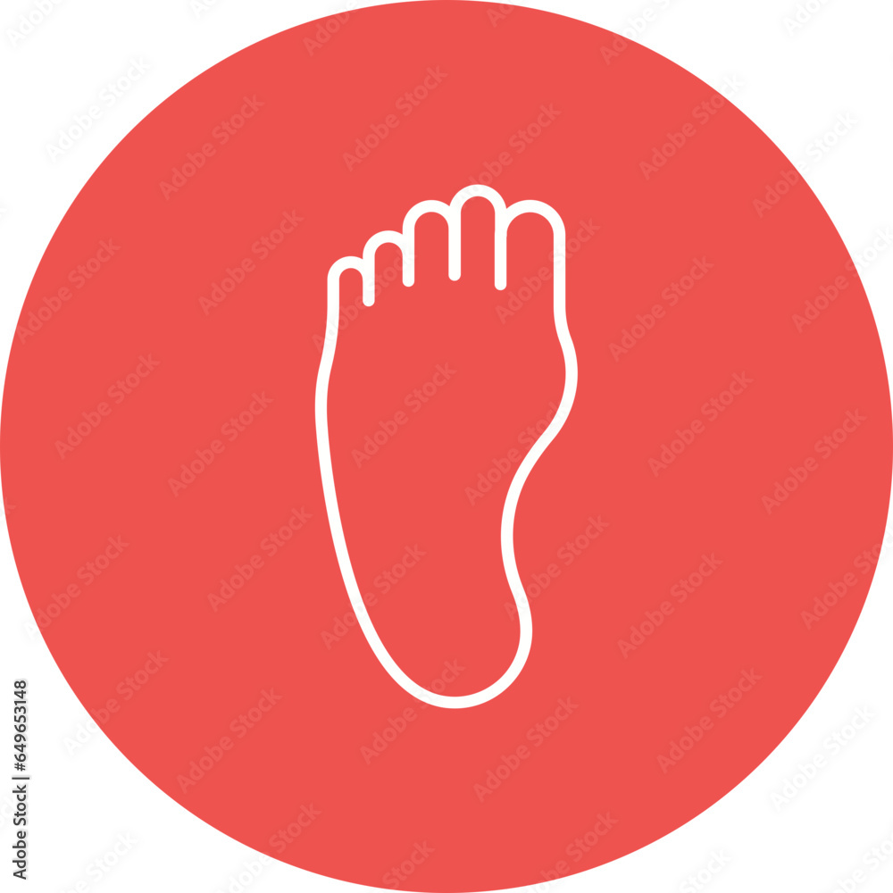 Obraz premium Foot Icon
