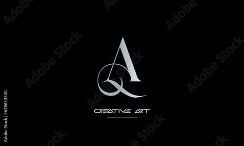 AQ, QA, A, Q abstract letters logo monogram