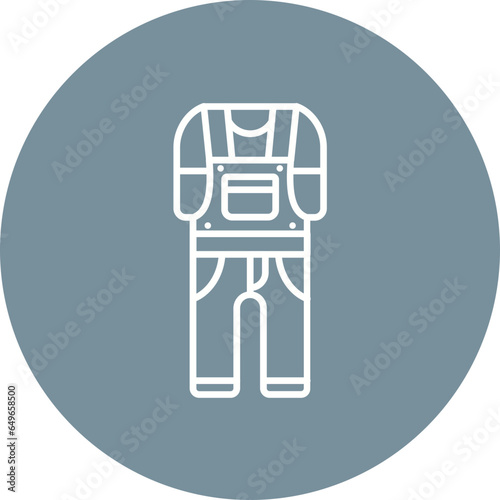 Coverall Clothes Icon