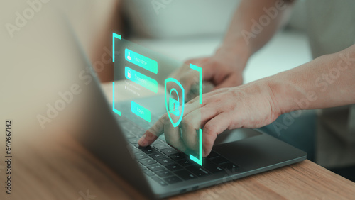 Fotografie Computer security system