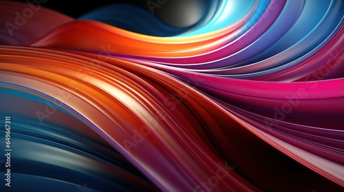 Abstract Colorful Wavy Gradient Background