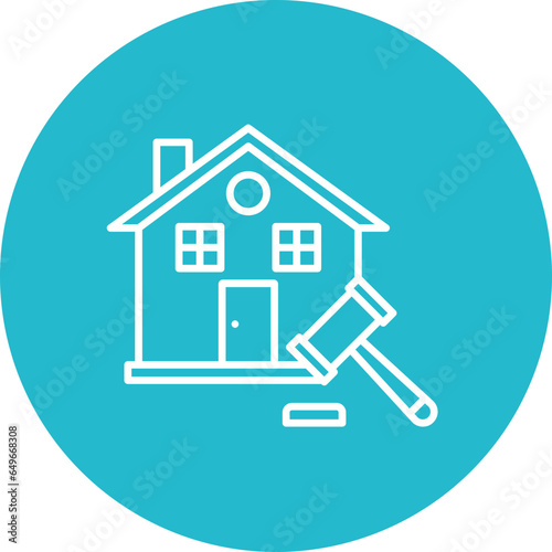House Auction Icon