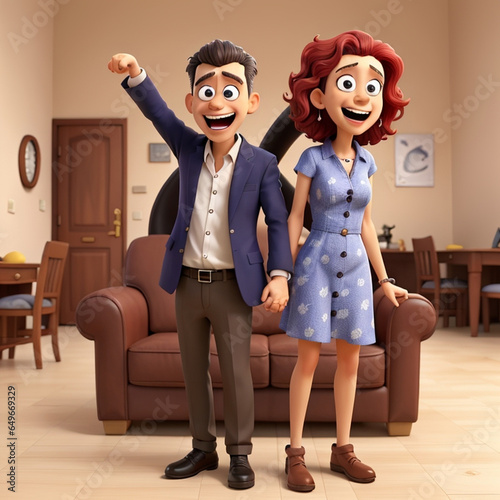 Robot character, ai photo, animation, transform