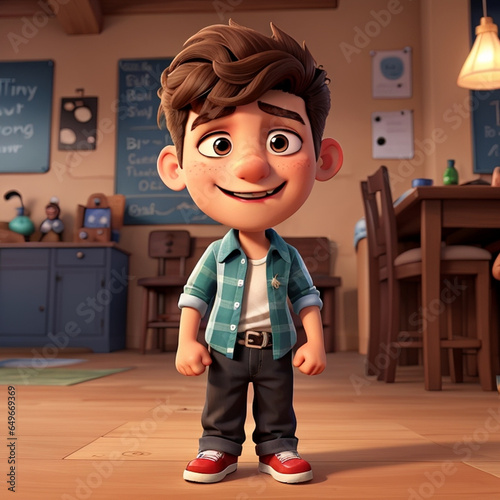 Robot character, ai photo, animation, transform