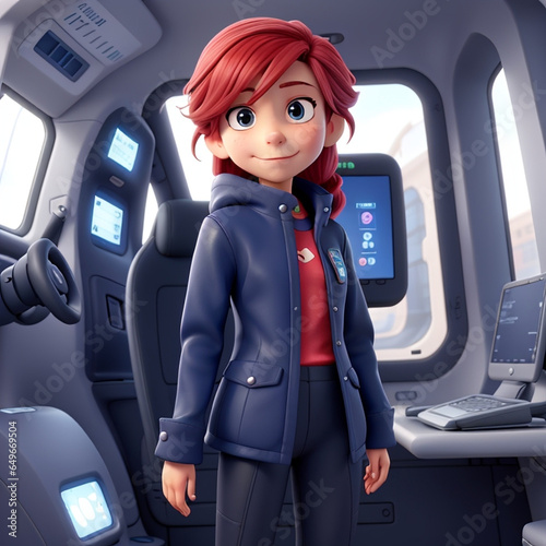 Robot character, ai photo, animation, transform