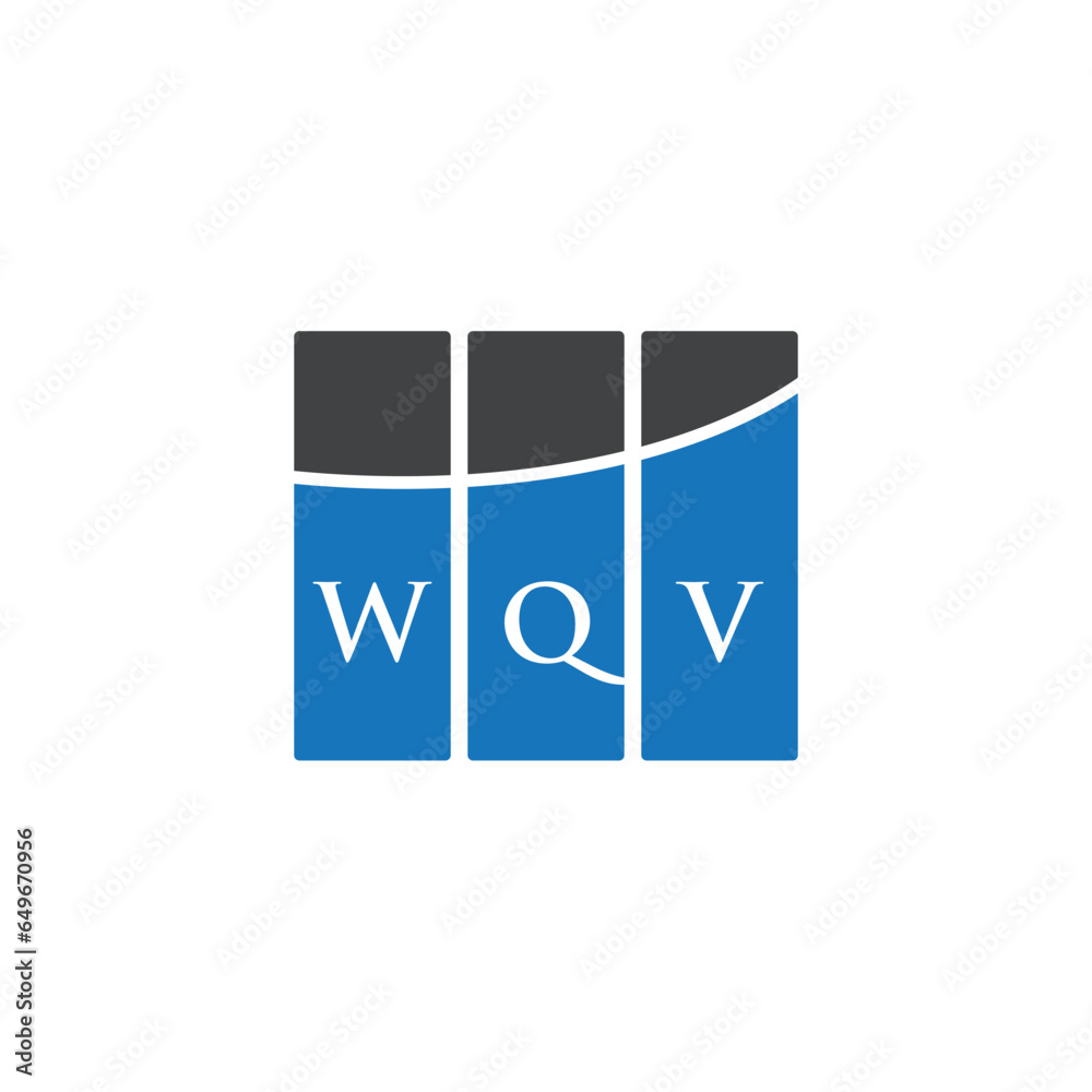 WQV letter logo design on white background. WQV creative initials letter logo concept. WQV letter design. WQV letter logo design on white background. WQV creative initials letter logo concept. WQV letter design.