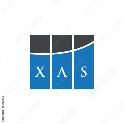 XAS letter logo design on white background. XAS creative initials letter logo concept. XAS letter design. photo