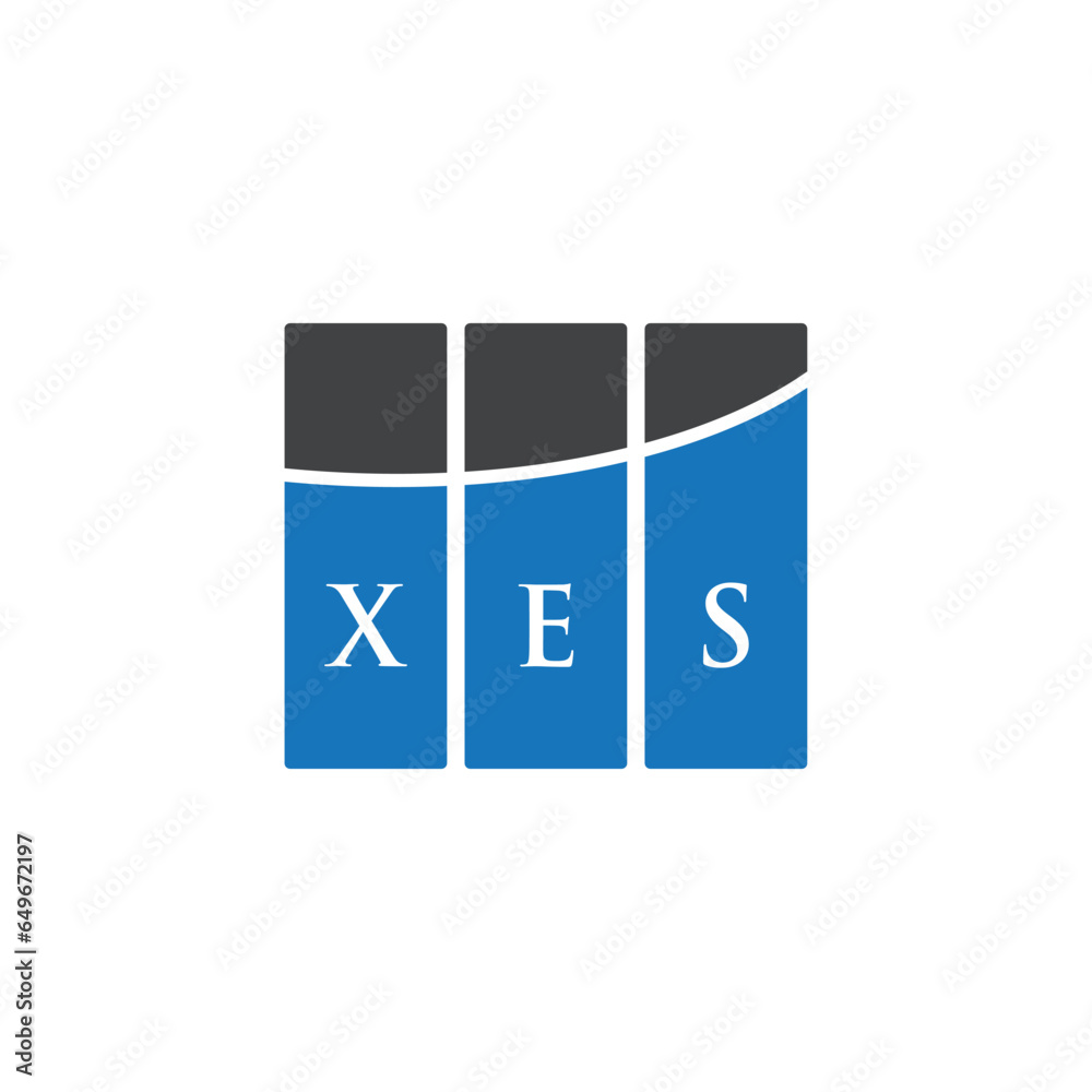 XES letter logo design on white background. XES creative initials letter logo concept. XES letter design. XES letter logo design on white background. XES creative initials letter logo concept. XES letter design.