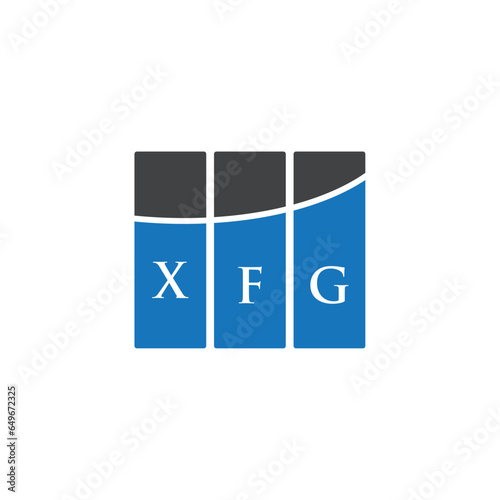 XFG letter logo design on white background. XFG creative initials letter logo concept. XFG letter design.