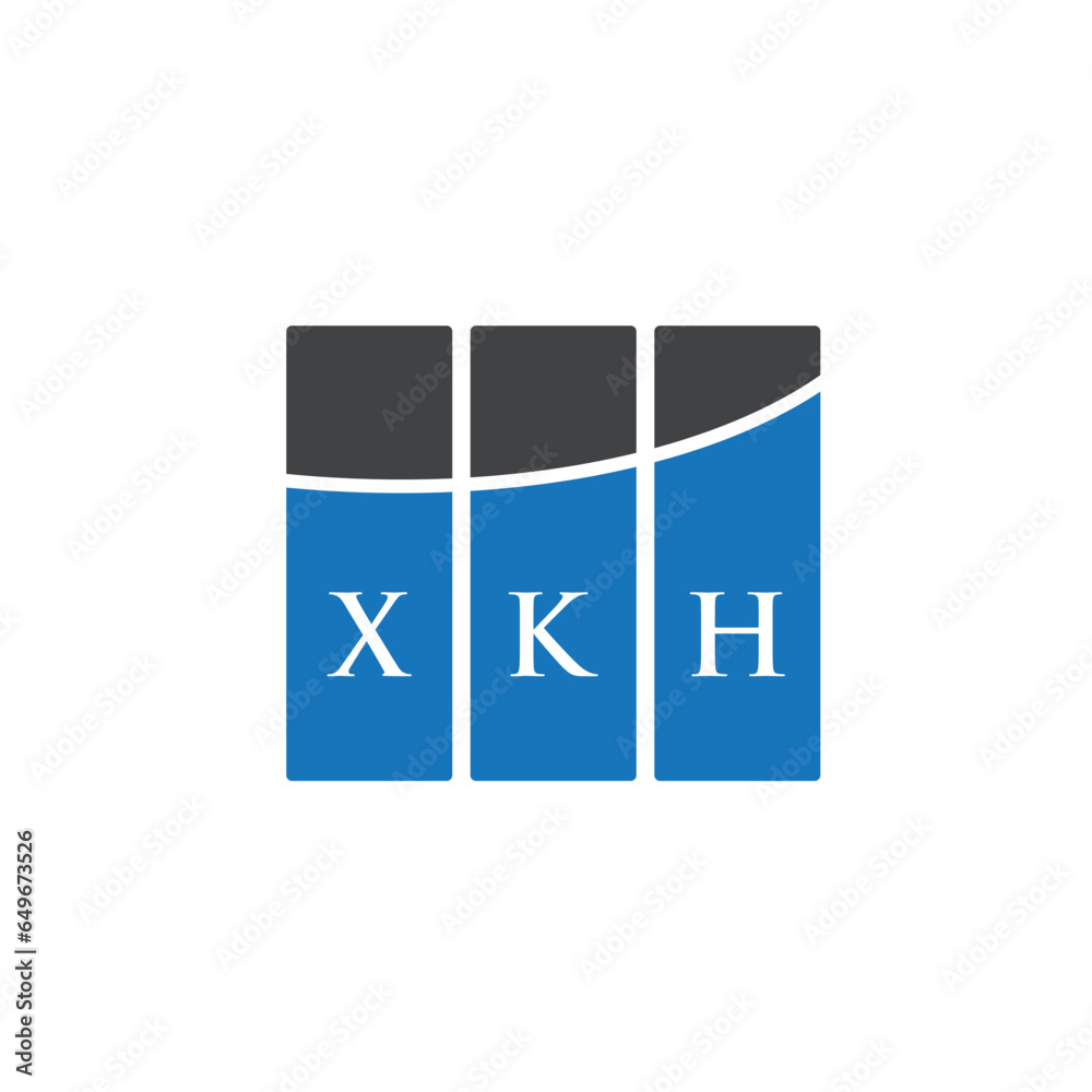 XKH letter logo design on white background. XKH creative initials letter logo concept. XKH letter design. XKH letter logo design on white background. XKH creative initials letter logo concept. XKH letter design.