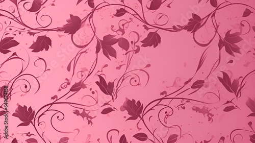 pink floral background   Generative AI