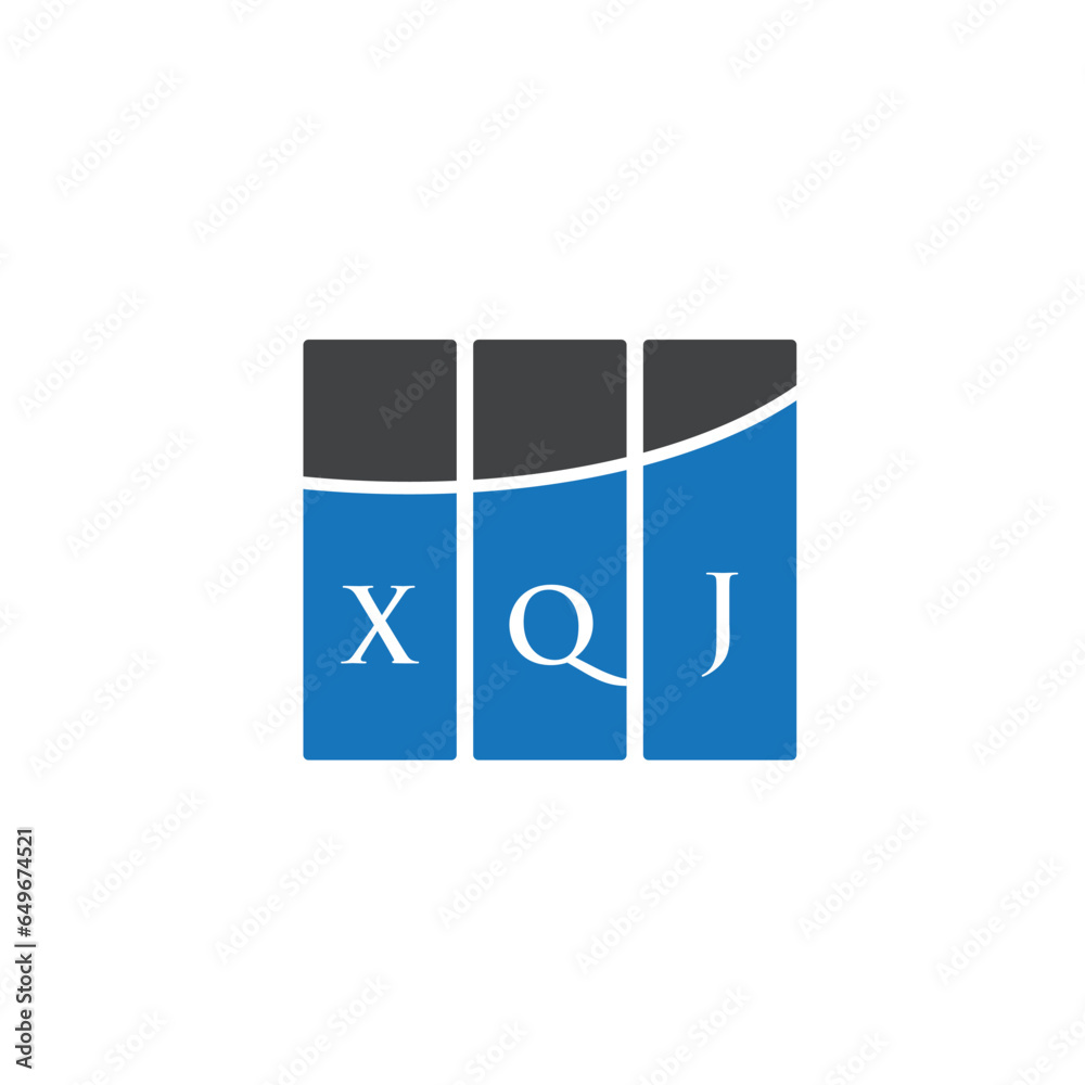 XQJ letter logo design on white background. XQJ creative initials letter logo concept. XQJ letter design. XQJ letter logo design on white background. XQJ creative initials letter logo concept. XQJ letter design.