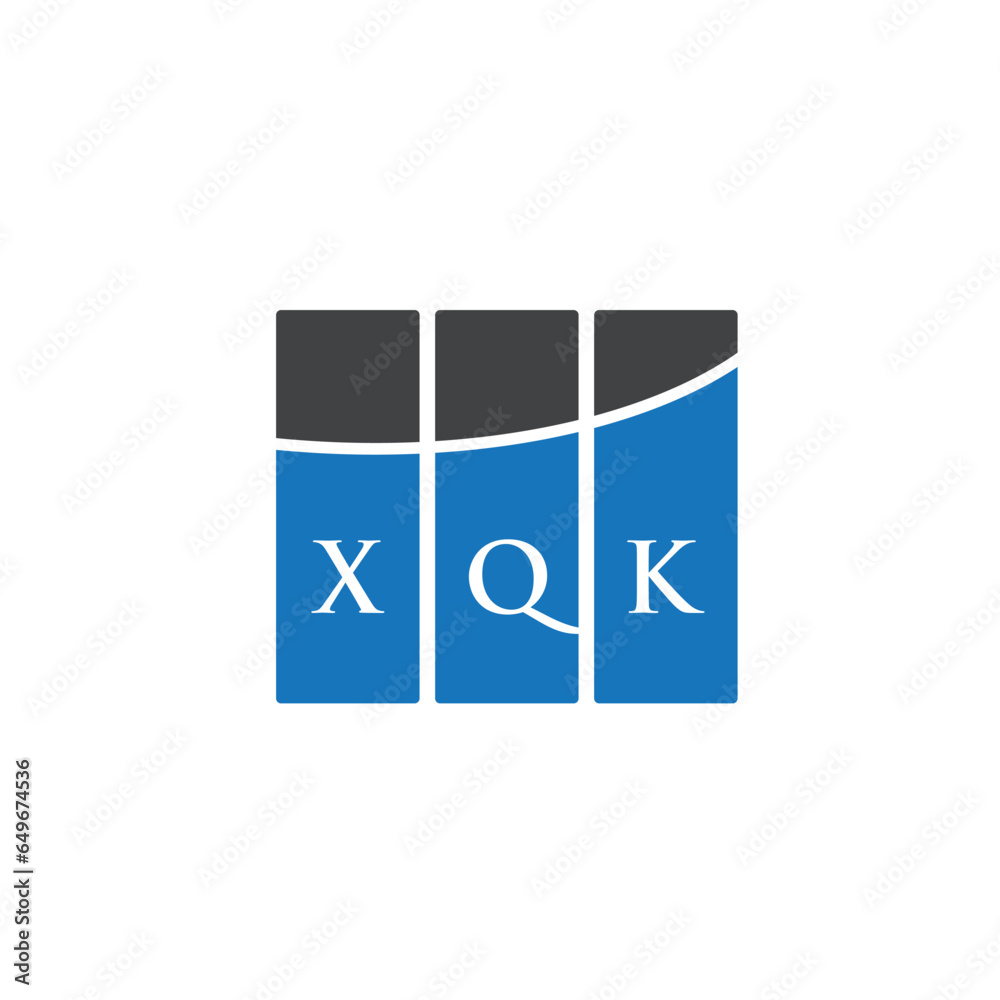 XQK letter logo design on white background. XQK creative initials letter logo concept. XQK letter design. XQK letter logo design on white background. XQK creative initials letter logo concept. XQK letter design.