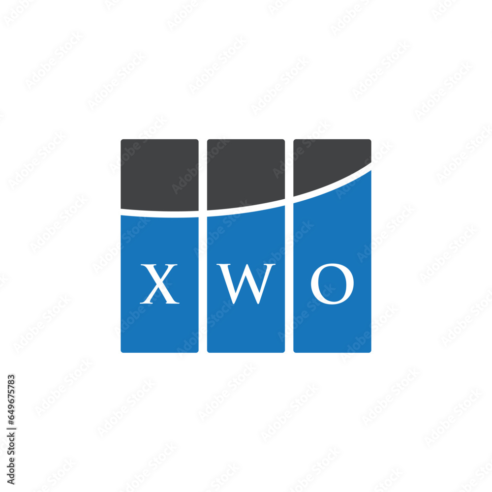 XWO letter logo design on white background. XWO creative initials letter logo concept. XWO letter design. XWO letter logo design on white background. XWO creative initials letter logo concept. XWO letter design.
