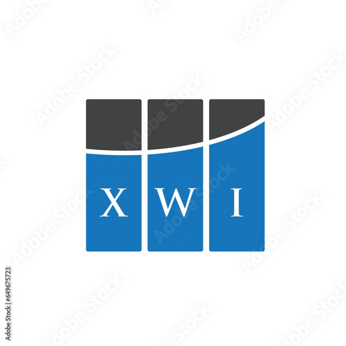 XWI letter logo design on white background. XWI creative initials letter logo concept. XWI letter design.