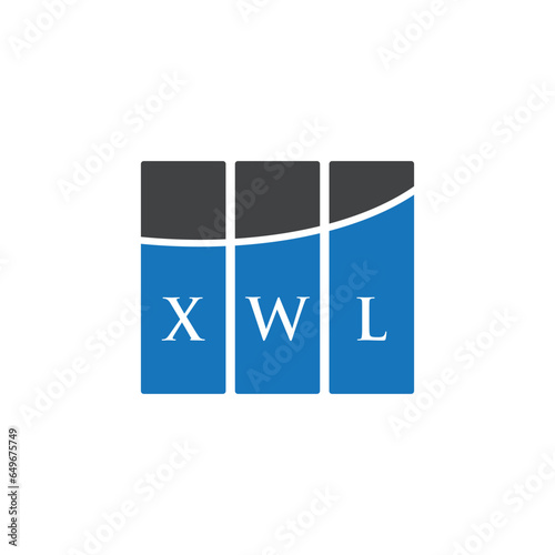 XWL letter logo design on white background. XWL creative initials letter logo concept. XWL letter design.