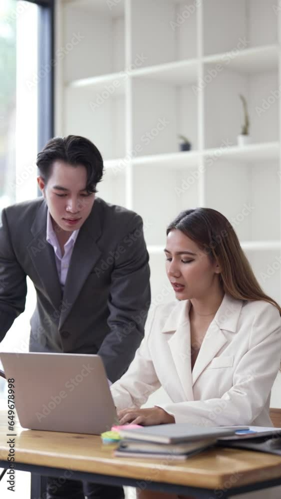 Business startup team working together, people brainstorming in workplace.. Business startup team working together, people brainstorming in workplace..