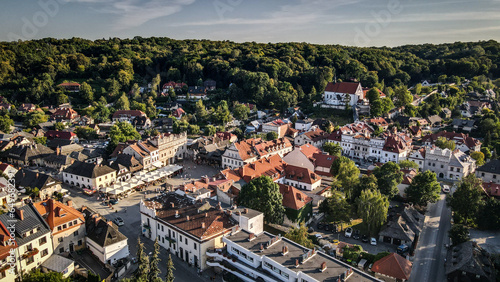Fotografie The aerial view of Kazimierz Dolny in Poland