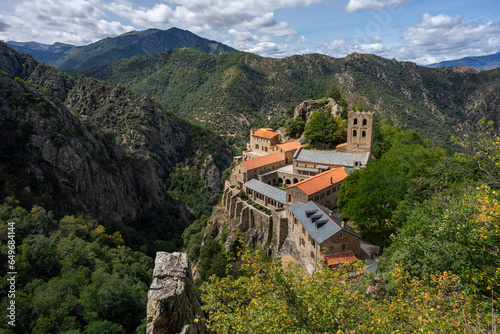 abbey of San Mart  n de Canig    Conflent region  Pyr  n  es-Orientales  Languedoc-Roussillon region  French Republic  Europe