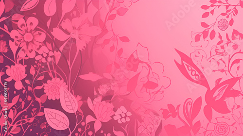 abstract floral background   Generative AI
