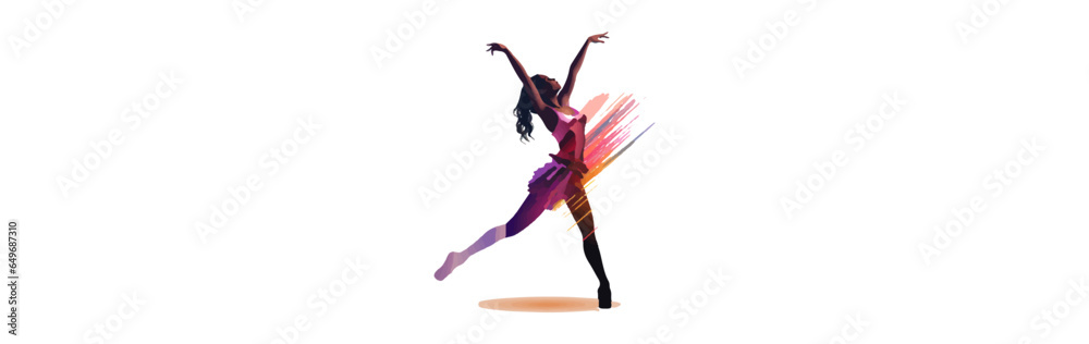 dancing women illustration isolated on white background dancing women illustration isolated on white background