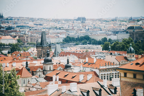 City panorama, Prague, architecture